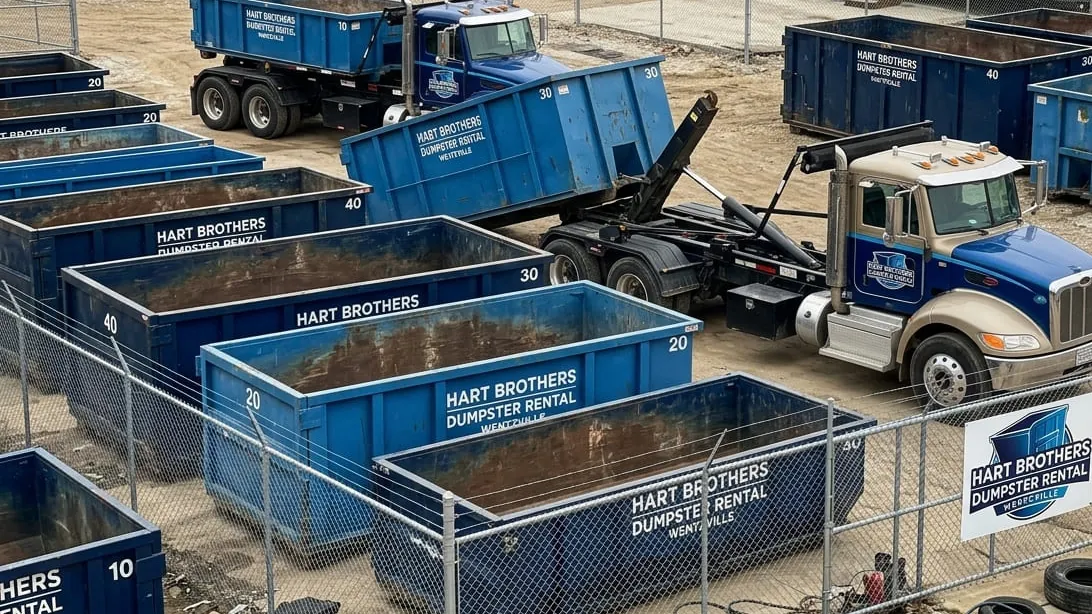 Recycling and disposal in St. Charles County, Missouri — separated clean load headed for recovery